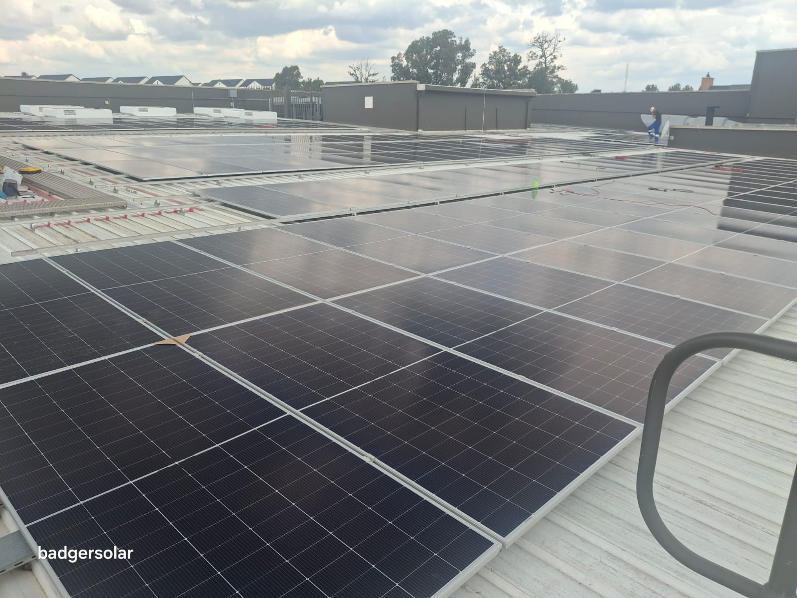 Rooftop solar array